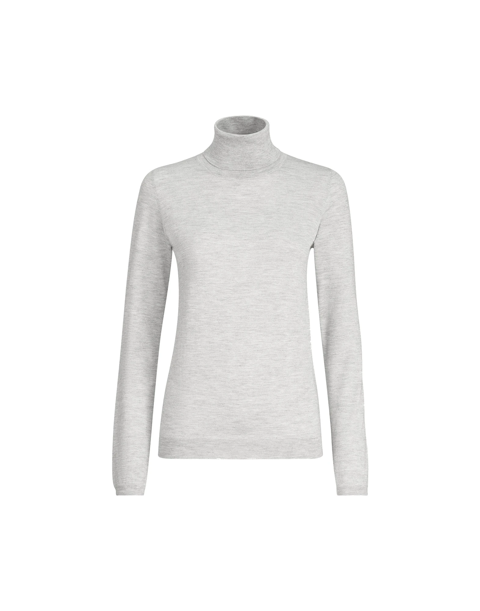 Brunello Cucinelli Cashmere and silk turtleneck sweater in Pebble Brunello Cucinelli