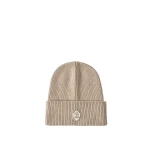 Brunello Cucinelli Cashmere beanie with logo in Sand | Hats | Luxury Shoes 