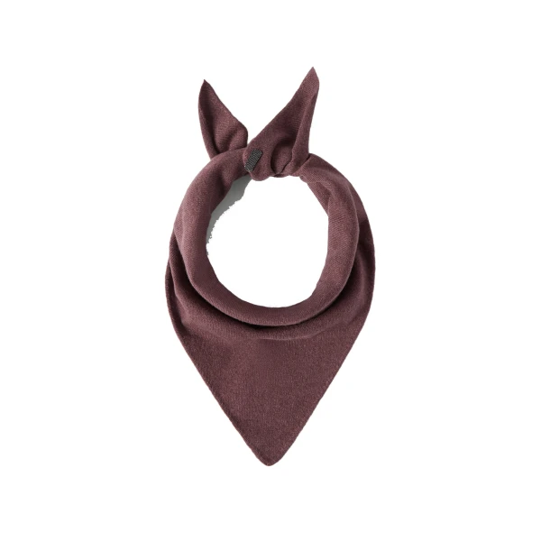 Brunello Cucinelli Cashmere foulard with monili in Mauve | Scarves | Luxury Shoes 