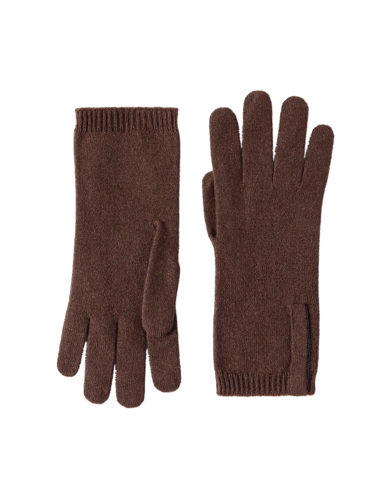 Brunello Cucinelli Cashmere knit gloves with monili in Brown Brunello Cucinelli Cashmere knit gloves with monili in Brown | Gloves | Luxury Shoes