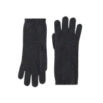 Brunello Cucinelli Cashmere knit gloves with monili in Lignite Grey | Gloves | Luxury Shoes 