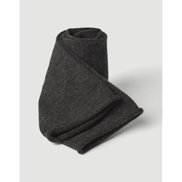 Brunello Cucinelli Cashmere knit socks in Lignite Grey, view 2 | Accessories | Luxury Shoes 