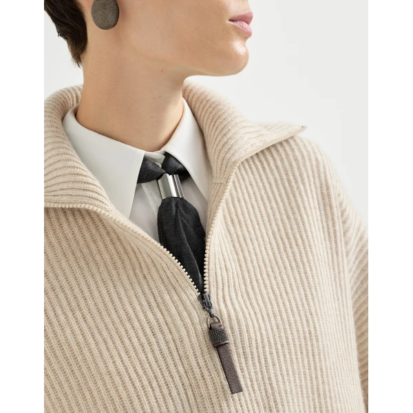 Beige Knitwear