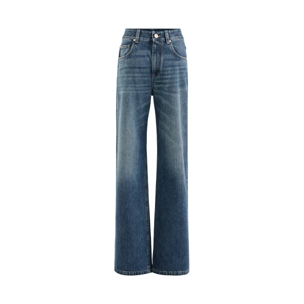 Contemporary Loose trousers in Denim