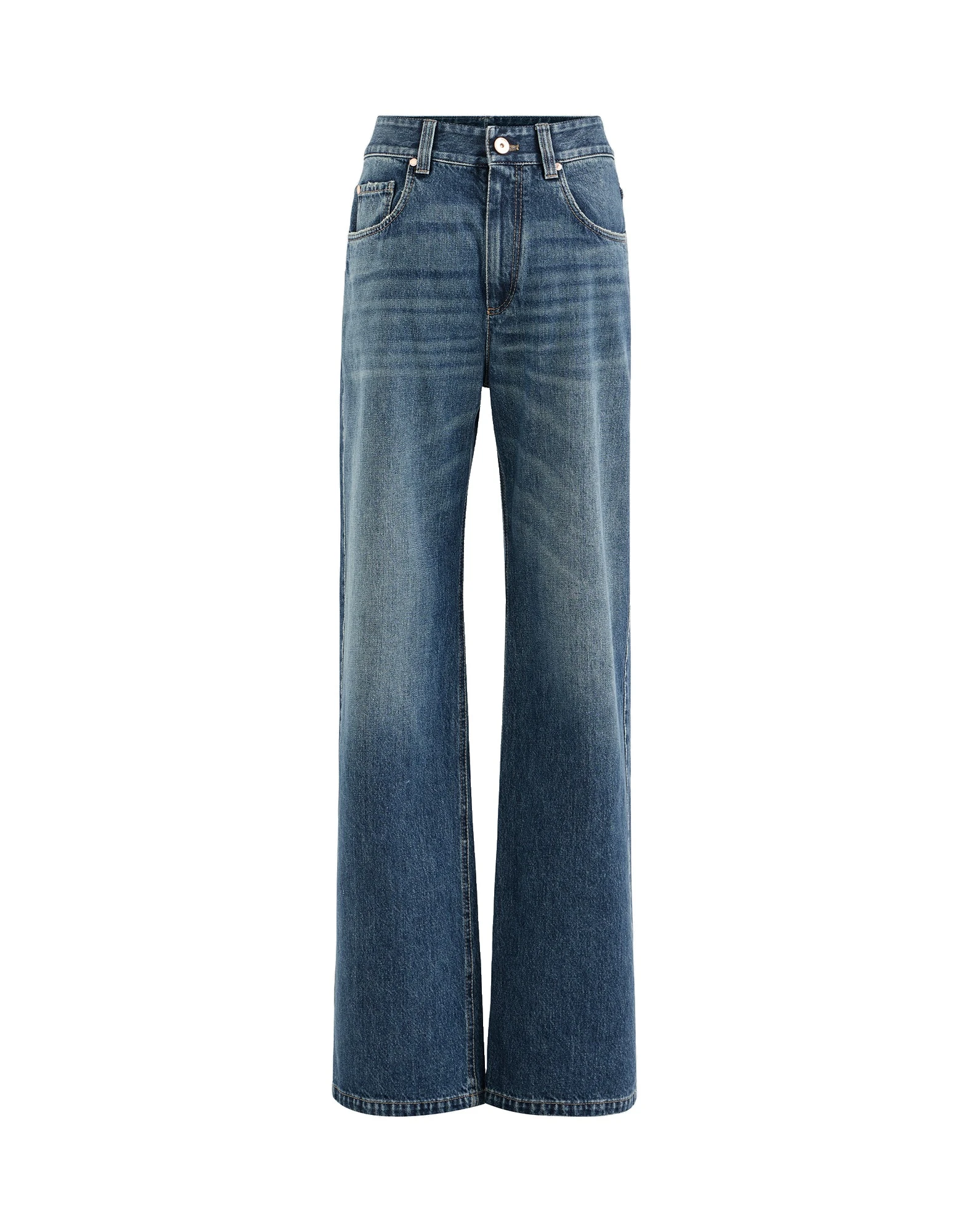 Brunello Cucinelli Contemporary Loose trousers in Denim Brunello Cucinelli