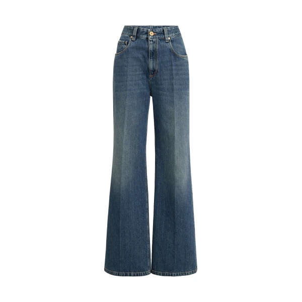 Contemporary Loose trousers in Denim