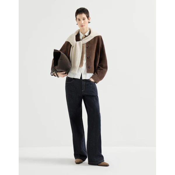Contemporary trousers in Dark Denim - Image 6