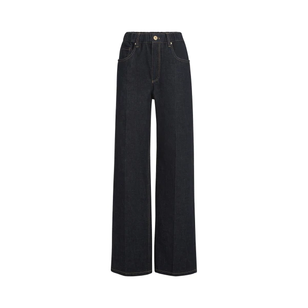 Contemporary trousers in Dark Denim