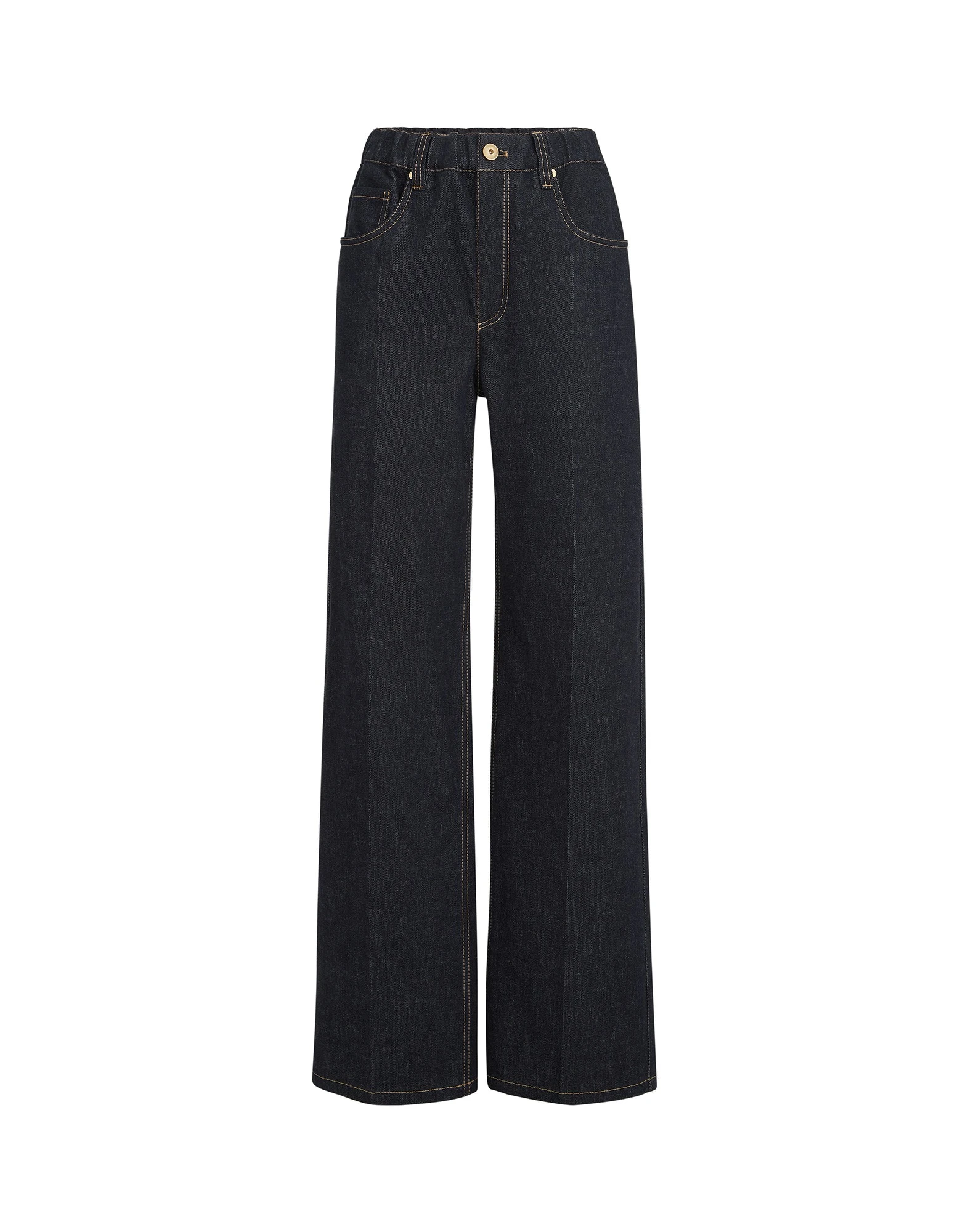 Brunello Cucinelli Contemporary trousers in Dark Denim | Buy Pants at Luxury Shoes Brunello Cucinelli Contemporary trousers in Dark Denim
