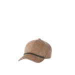 Brunello Cucinelli Corduroy baseball cap in Cappuccino | Hats | Luxury Shoes 