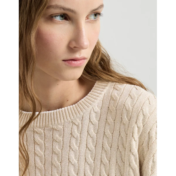 Beige Knitwear