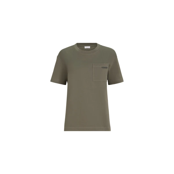 Cotton jersey T-shirt in Origano