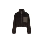 Brunello Cucinelli Cropped outerwear jacket with monili in Coffee | Jackets | Luxury Shoes 