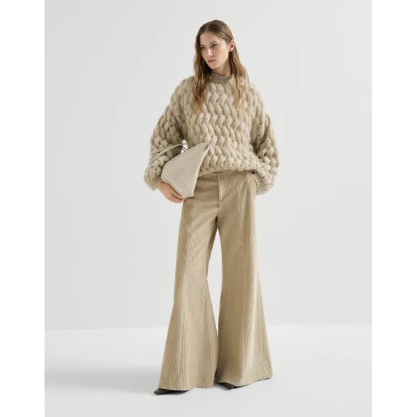 Dazzling Zigzag Cables sweater in Sand - Image 6