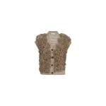 Brunello Cucinelli Dazzling blossom OPERA vest in Light Brown