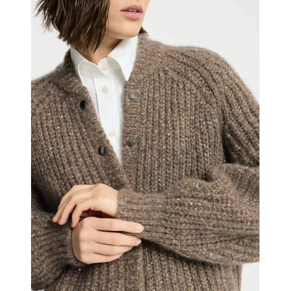 Dazzling cardigan in Brown - Image 4