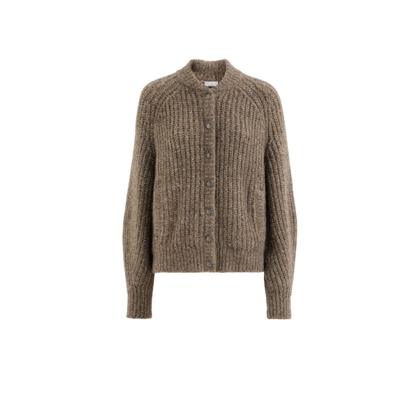 Brunello Cucinelli Dazzling cardigan in Brown