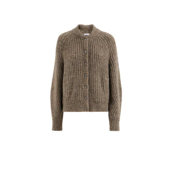 Dazzling cardigan in Brown