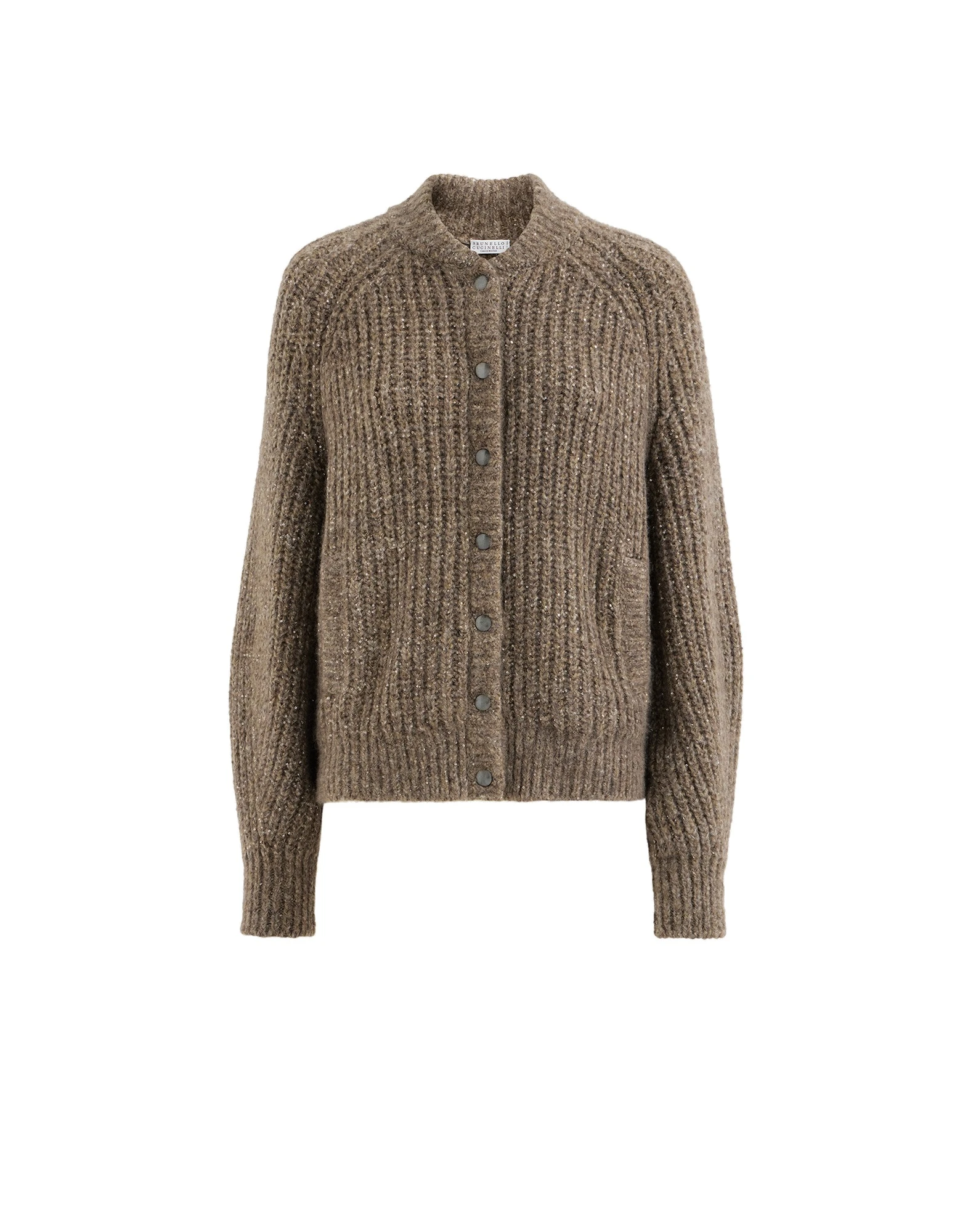 Brunello Cucinelli Dazzling cardigan in Brown | Buy Knitwear at Luxury Shoes Brunello Cucinelli Dazzling cardigan in Brown
