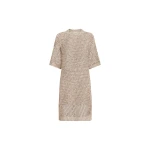 Brunello Cucinelli Dazzling chiné net dress in Rope