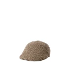 Brunello Cucinelli Dazzling & sparkling chevron flat hat in Light Brown | Hats | Luxury Shoes 