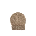 Brunello Cucinelli Dazzling texture beanie in Light Brown | Hats | Luxury Shoes 