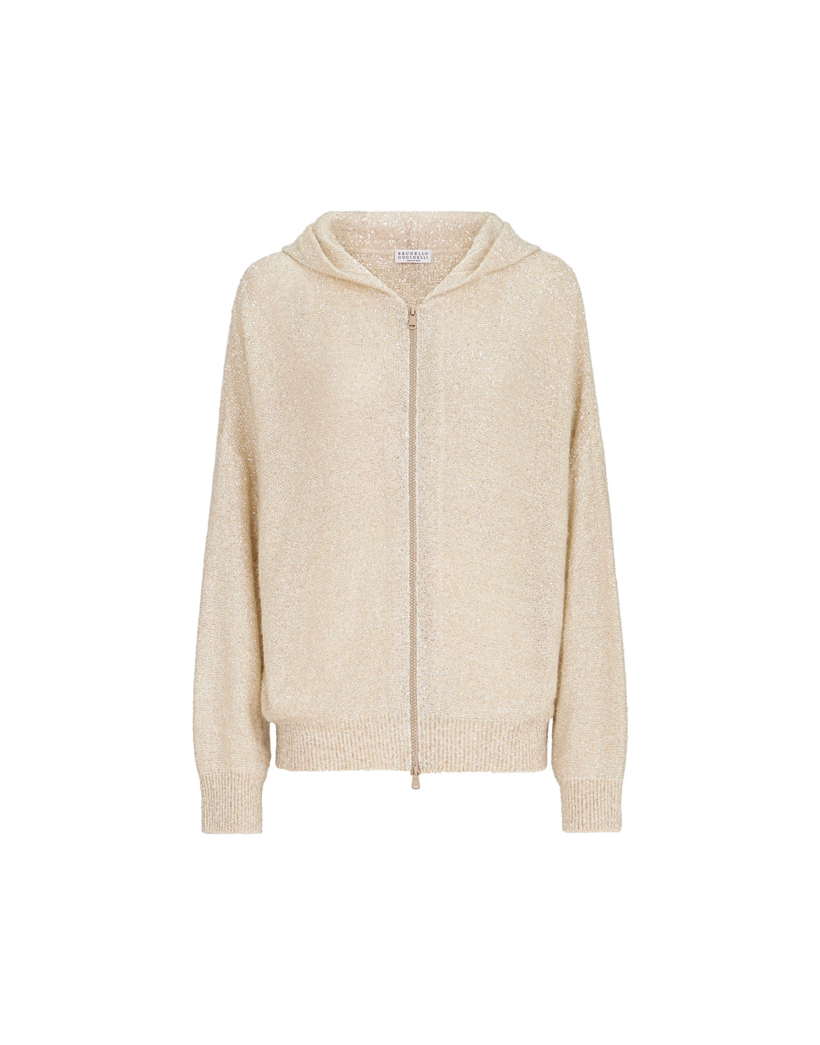 Brunello Cucinelli Dazzling texture cardigan in Vanilla Brunello Cucinelli Dazzling texture cardigan in Vanilla | Cardigan | Luxury Shoes