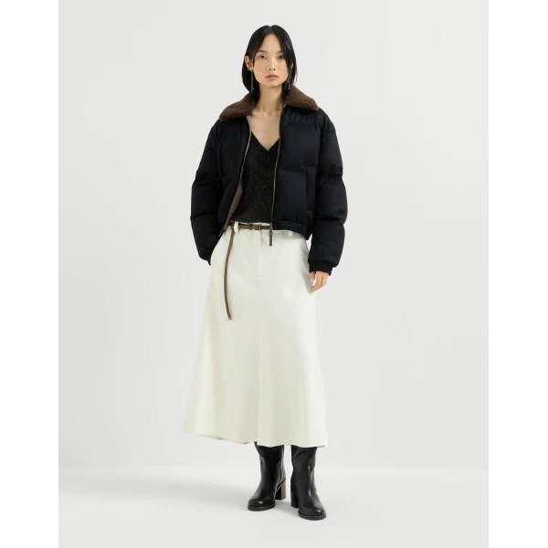 Brunello Cucinelli Dazzling texture sweater in Black, view 6 | Sweaters | Luxury Shoes 
