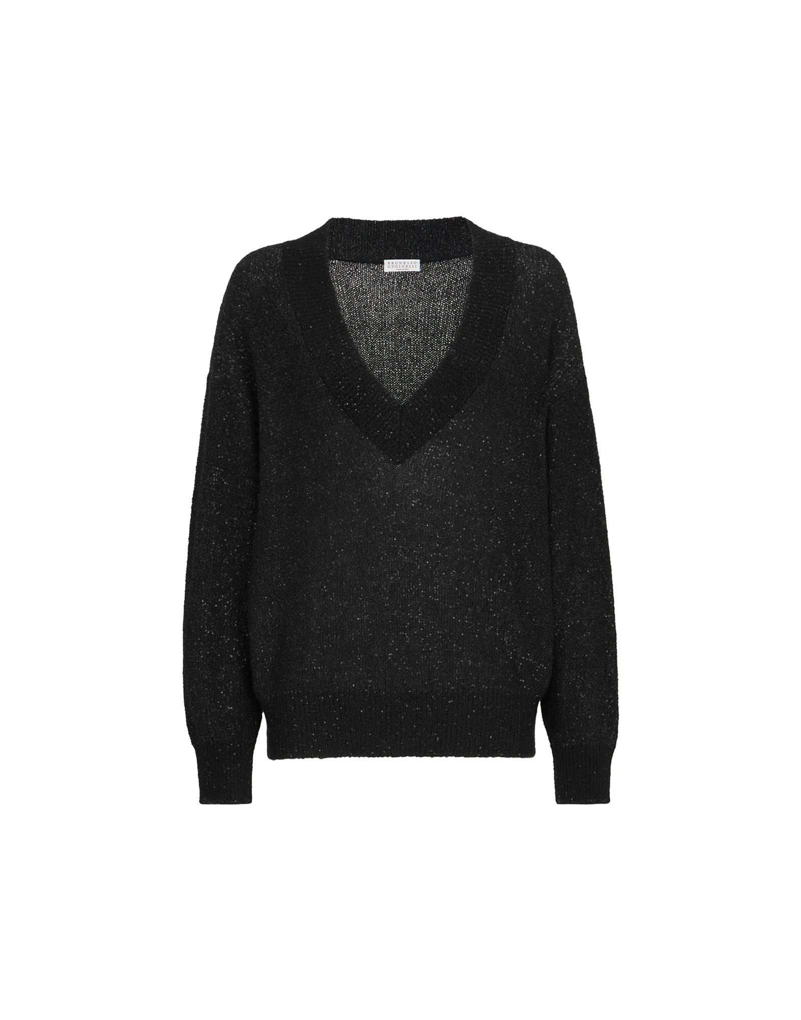 Brunello Cucinelli Dazzling texture sweater in Black Brunello Cucinelli Dazzling texture sweater in Black | Sweaters | Luxury Shoes