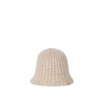 Brunello Cucinelli Diamond yarn rib knit bucket hat in Ecru | Hats | Luxury Shoes 