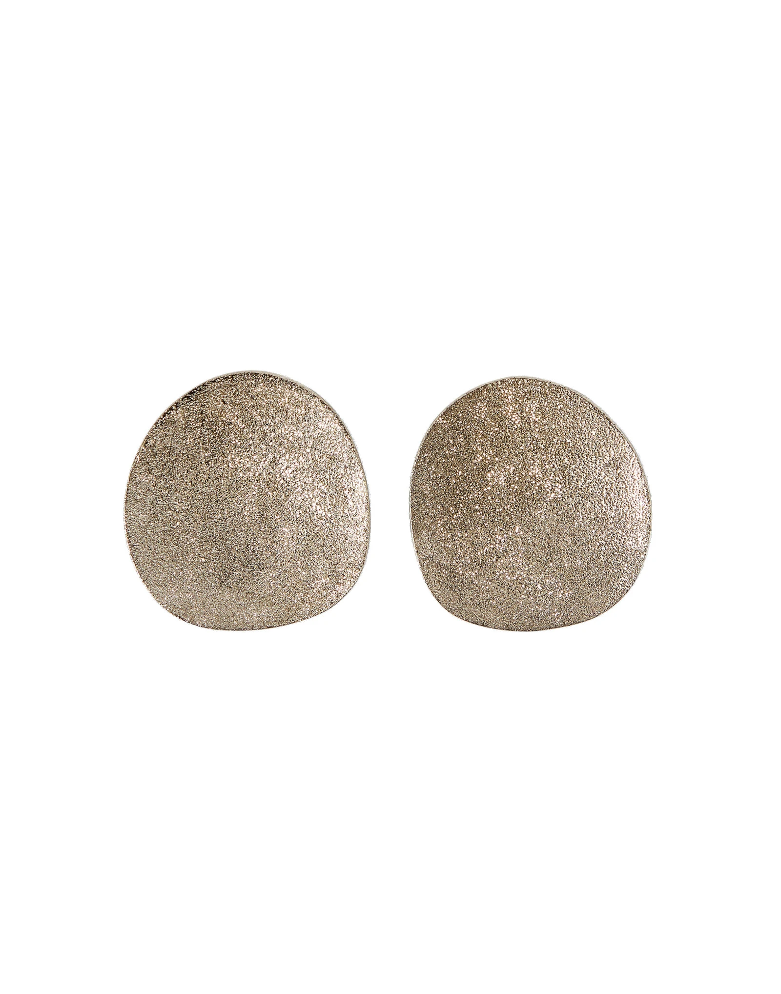 Brunello Cucinelli Disc Shimmer Earrings in Silver Brunello Cucinelli Disc Shimmer Earrings in Silver | Earrings | Luxury Shoes