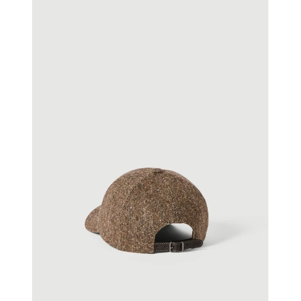 Brunello Cucinelli Donegal baseball cap in Light Brown, view 2 | Hats | Luxury Shoes 