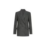 Brunello Cucinelli Donegal blazer with monili in Anthracite | Jackets | Luxury Shoes 