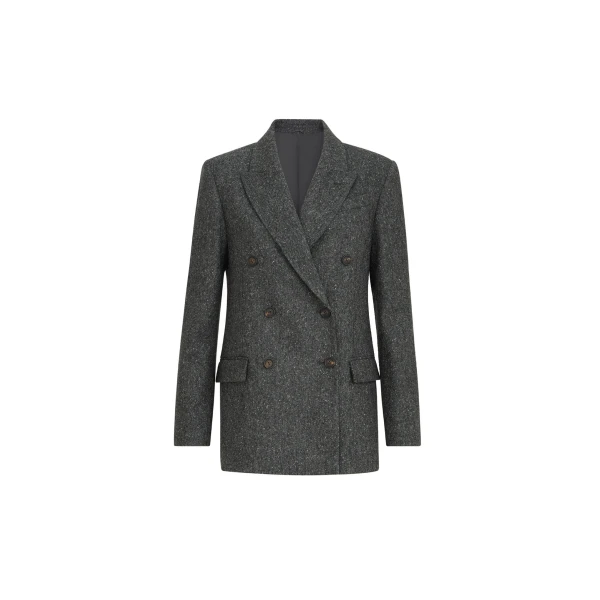 Donegal blazer with monili in Anthracite