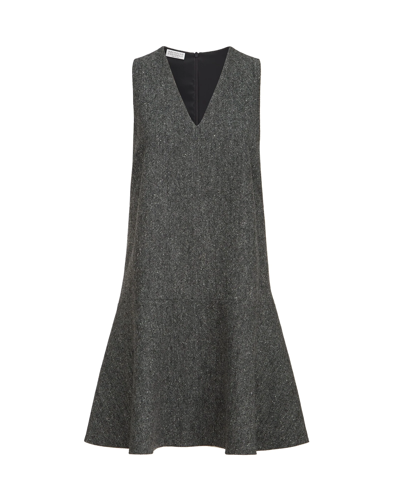 Brunello Cucinelli Donegal mini dress in Anthracite | Buy Dresses at Luxury Shoes Brunello Cucinelli Donegal mini dress in Anthracite