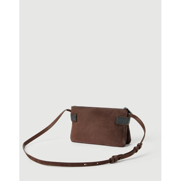 Essence mini shoulder bag in Burgundy - Image 2