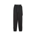 Brunello Cucinelli Flannel loose cargo trousers in Anthracite | Pants | Luxury Shoes 