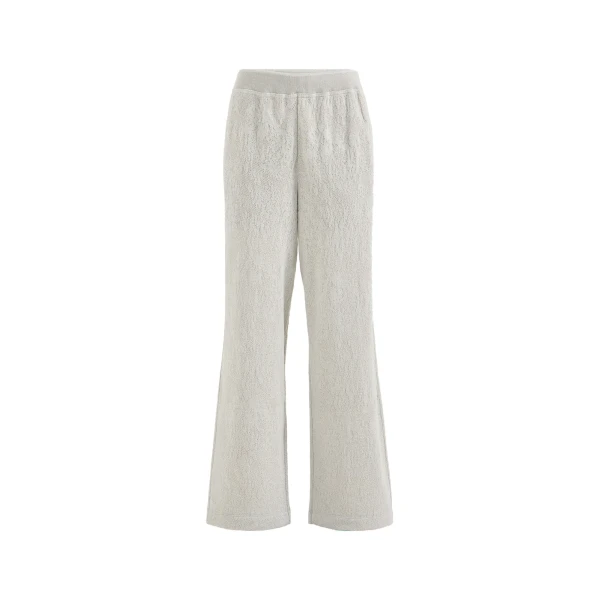 Brunello Cucinelli Flower Lace jersey Track trousers in Light Grey