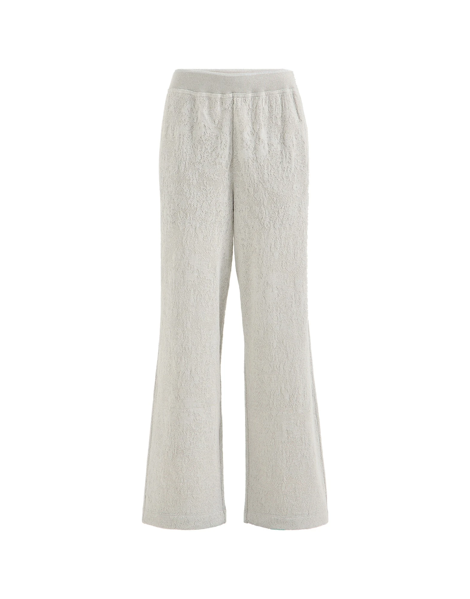 Brunello Cucinelli Flower Lace jersey Track trousers in Light Grey | Buy Pants at Luxury Shoes Brunello Cucinelli Flower Lace jersey Track trousers in Light Grey