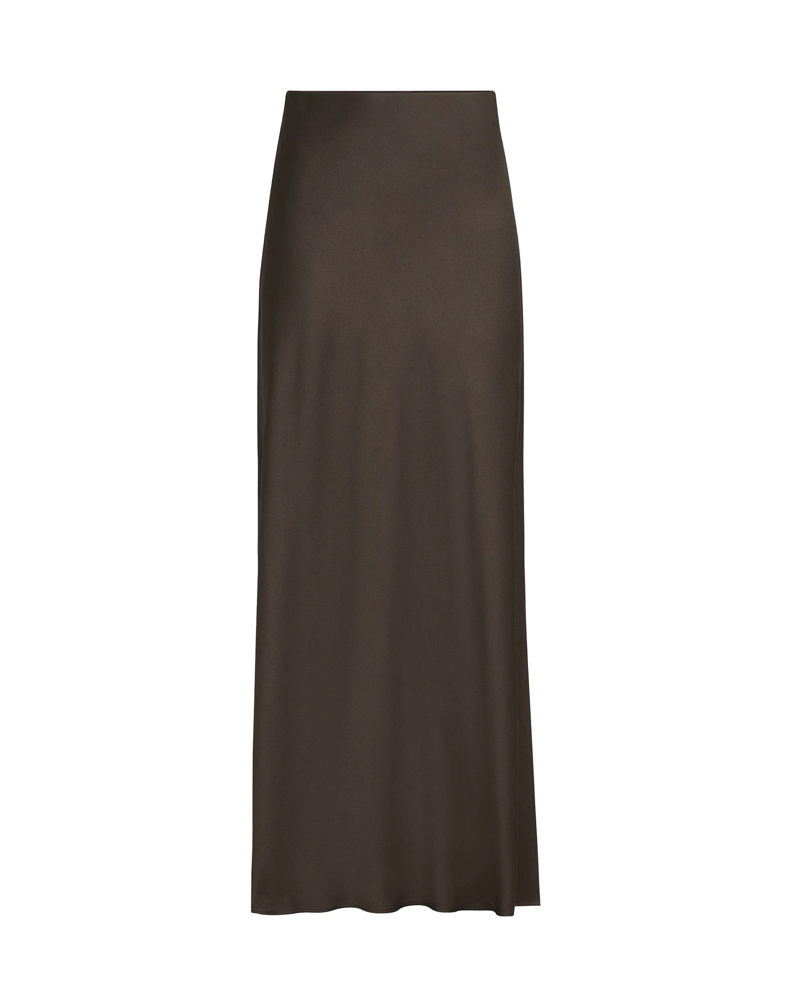 Brunello Cucinelli Fluid Bias-Cut skirt in Cocoa Brunello Cucinelli