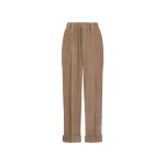 Brunello Cucinelli Fluid corduroy trousers in Cappuccino