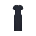 Brunello Cucinelli Fluid twill dress in Blue