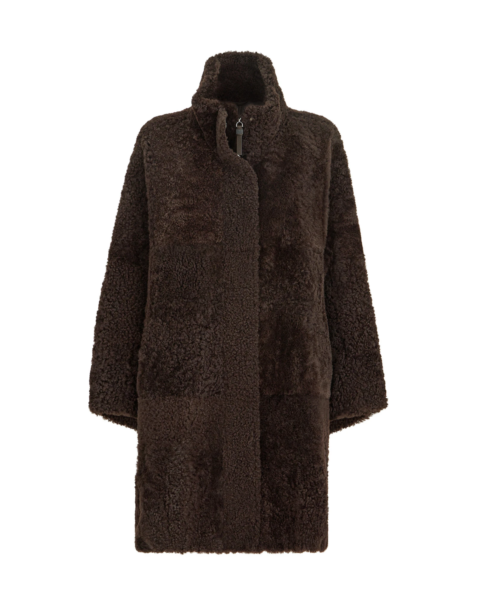 Brunello Cucinelli Fuzzy shearling outerwear jacket in Brown Brunello Cucinelli Fuzzy shearling outerwear jacket in Brown | Shearling Jackets | Luxury Shoes