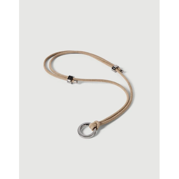 Brunello Cucinelli Glasses cord with monili in Beige, view 2 | Accessories | Luxury Shoes 