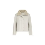 Brunello Cucinelli Handcrafted outerwear jacket in Ivory