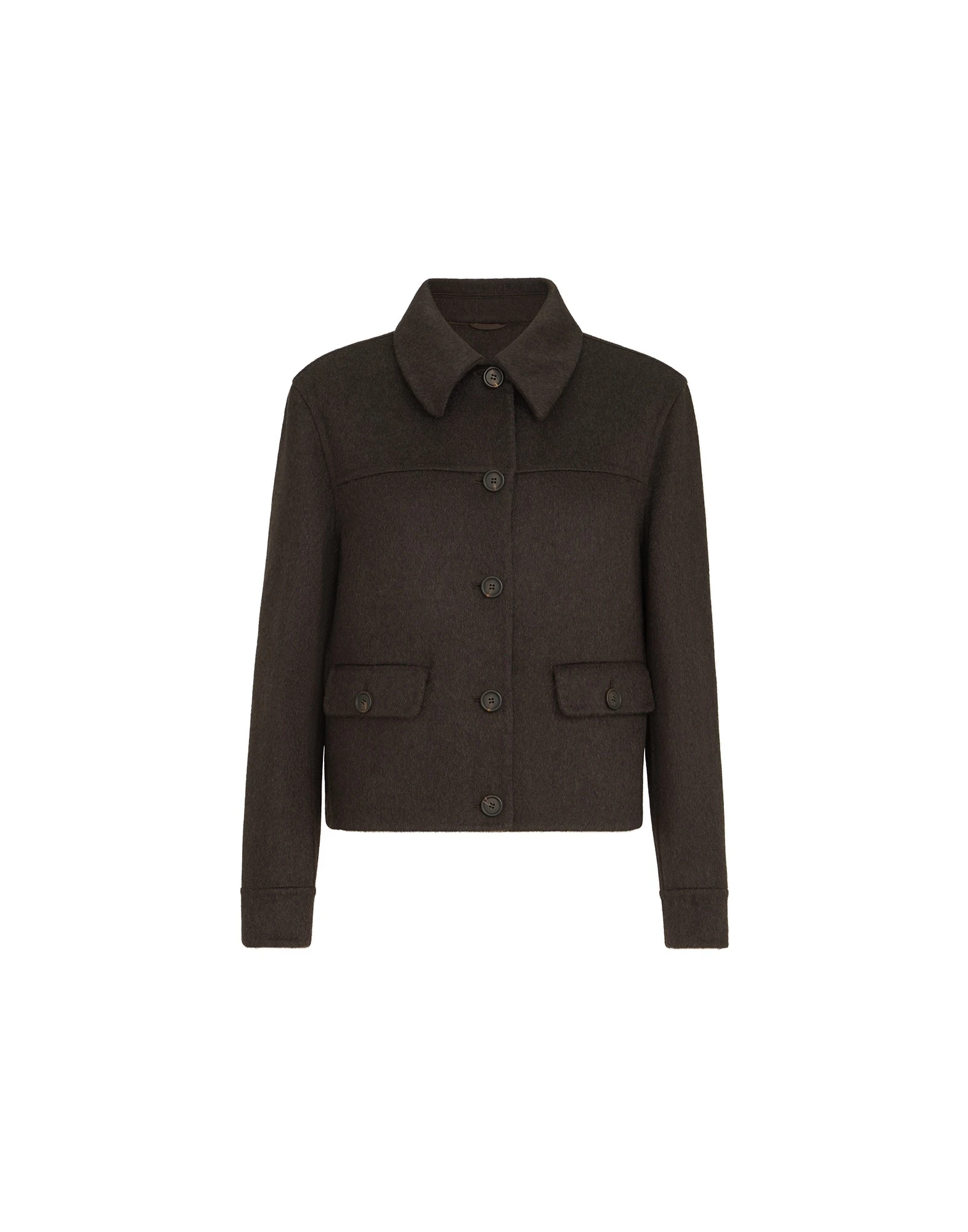 Brunello Cucinelli Handcrafted outerwear jacket in Pine Cone Brown | Buy Jackets at Luxury Shoes Brunello Cucinelli Handcrafted outerwear jacket in Pine Cone Brown