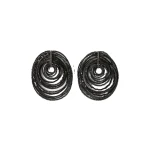 Brunello Cucinelli Hematite and Sterling Silver earrings in Black | Earrings | Luxury Shoes 