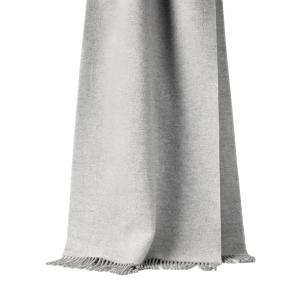 Brunello Cucinelli Hooded knit scarf in Light Grey | Scarves | Luxury Shoes 