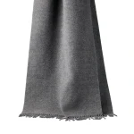Brunello Cucinelli Hooded knit scarf in Medium Grey | Scarves | Luxury Shoes 