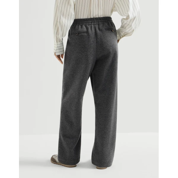 Brunello Cucinelli Interlock track trousers in Anthracite